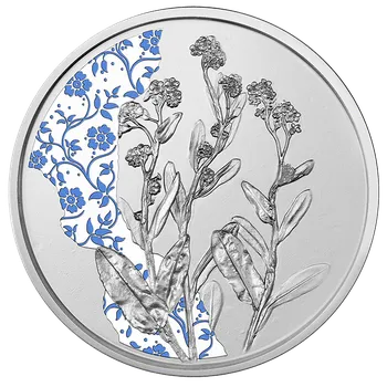 Sběratelství Stříbrná mince Pomněnka 1/2 oz Proof 2023