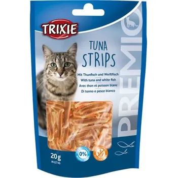Pamlsek pro kočku Trixie Premio Tuna Strips tuňák 20 g