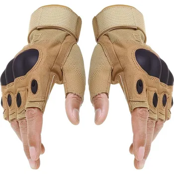 Rukavice taktické rukavice survival barvy na vyber, roz. XL khaki (TAKTICKÉ RUKAVICE VYBAVENÉ CHRÁNIČEM, STUHOU A VELCRO V ZÁPĚSTÍ Materiál: nylon, uhlíková vlákna, guma VELIKOST XL: OBVOD RUKY: 23 CM, BARVY NA VÝBĚR.)