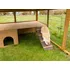 králíkárna Kerbl výběh pro králíky odklopný s domečkem 75 x 220 x 115 cm