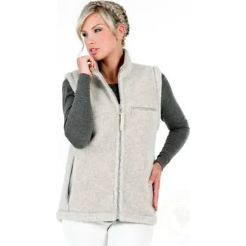 Dámská vesta z ovčí vlny Sport XS-L světe šedá, Barevné varianty Šedá, Velikosti M 200-100-00060