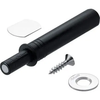 Nábytkové kování BLUM TIP-ON 956.1004 krátká verze s magnetem, karbonově černá