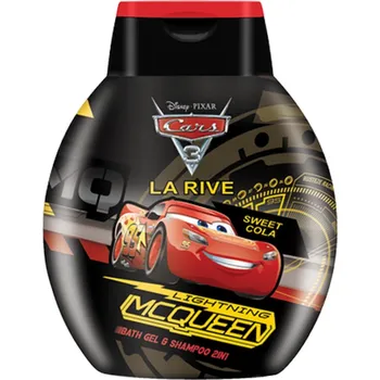 Dětský sprchový gel La Rive Disney Cars 2v1 sprchový gel a šampon 250 ml