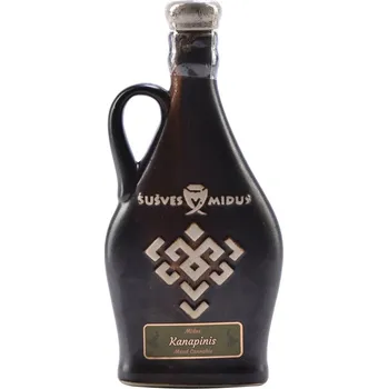Medovina Šušvės midus - Midus Kanapinis (konopná medovina) v malé keramice - 0,25 l 14%, keramika