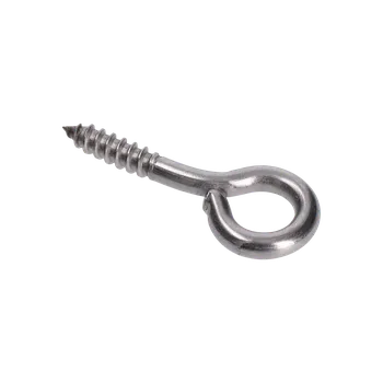 KOVIAN, s.r.o. nerezový šroub s okem, závit do dřeva, AISI304, 6x50