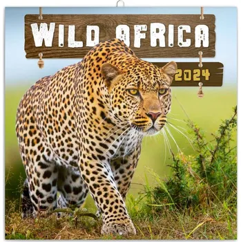 Kalendář Poznámkový kalendář Divoká Afrika 2024, 30 x 30 cm
