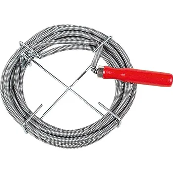 Instalatérský materiál Alpha Tools Spirála na čištění trubek, 5 m, ø 9 mm TL-12165