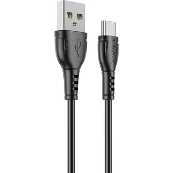 Kabel Borofone BX51 Triumph - USB na typ C - 3A 1 metr černý