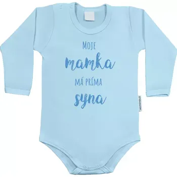 Kojenecký body Dětské body s dlouhým rukávem Moje mamka má prima syna