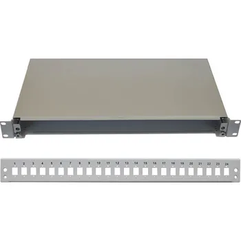 Rozvaděč OEM 19'' Optická vana 24xSC simplex včetně kazety šedá