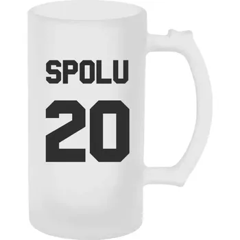 Sklenice Půllitr pro páry - Spolu - matný