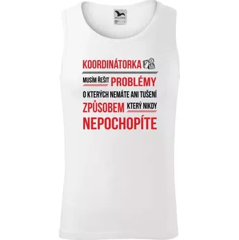 Pánské tílko Pánské tílko Malfini Core Musím řešit problémy - koordinátorka