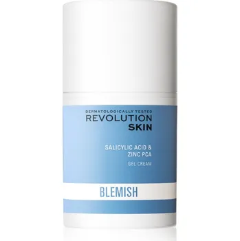 Pleťový krém Revolution Skincare Blemish Salicylic Acid & Zinc PCA hydratační gel krém pro mastnou a problematickou pleť 50 ml