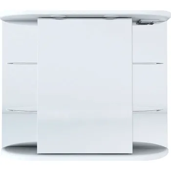 barva a nátěr na dřevo Baden Haus Zrcadlová skříňka s LED osvětlením Alba, 88 × 65,5 × 27 cm, bílá 85833