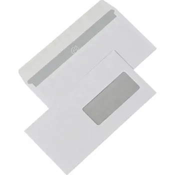 Obálka Obálka DL bílá samolepicí s okénkem vpravo dole (1000ks)