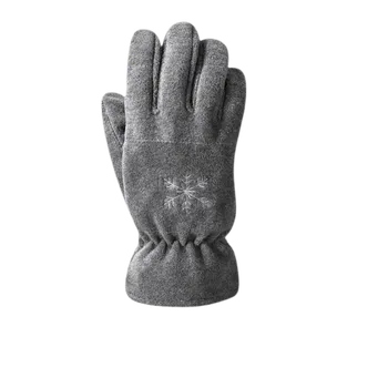 Pracovní rukavice Fleecové rukavice BASIC - M / Šedá