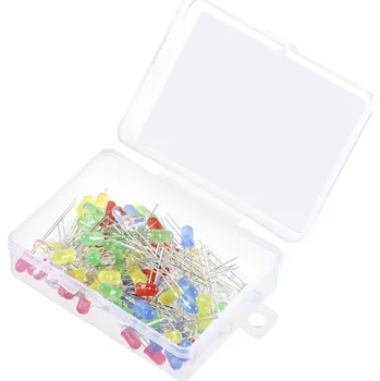 Dioda TRU COMPONENTS LED s vývody červená, žlutá, modrá, žlutozelená, teplá bílá kulatý 5 mm 90 mcd, 420 mcd, 2180 mcd, 19000 mcd 30 ° 20 mA 1.8 V, 2.4 V, 2.7 V, 3.4