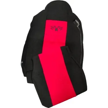 Potah sedadla Autopotahy manšestrové pro RENAULT GAMA T, černo-červená barva (č. 128)