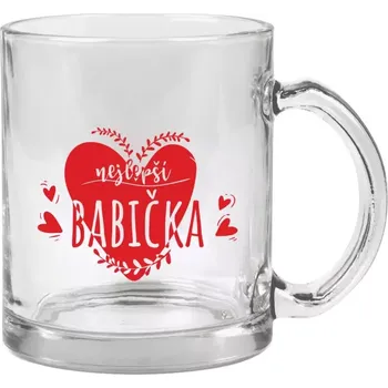 Hrnek 330 ml - skleněný Nejlepší babička