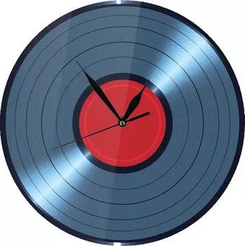 Hodiny Plexi nástěnné hodiny Gramofonová deska