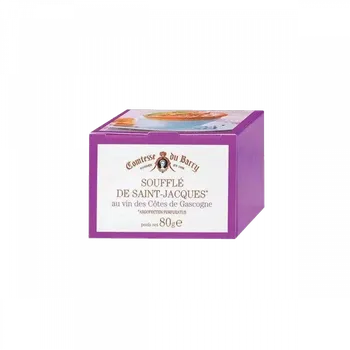 Suflé z hřebenatek s vínem Cotes de Gascogne 80g