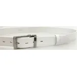 PENNY BELTS Kožený opasek 35-020-3-00 bílý - 110 cm