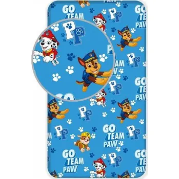 Prostěradlo Jerry Fabrics bavlna prostěradlo Paw Patrol 1065 90x200
