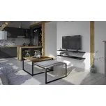 Eltap Nevio konferenční stolek Materiál / Dekor: Ořech Burgundský, Beton