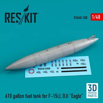 Plastikový model Reskit 1/48 610 gallon fuel tank for F-15(J, DJ) 'Eagle'