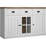 MISAEL komoda 3S, borovice andersen/dub lefkas + vyzvednutí ZDARMA