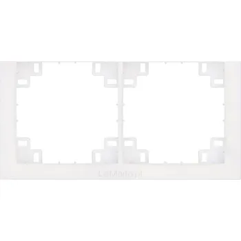 vypínač Rámeček dvojitý d dr-2 bílý