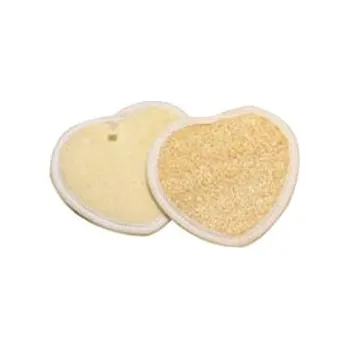 LUFA/251 Masážní žínka lufa+froté tvarovaná/srdce