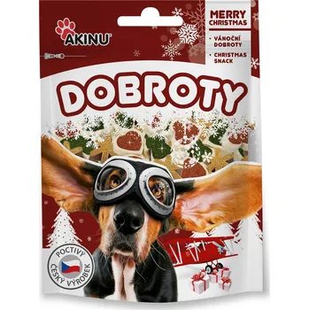 Pamlsek pro psa AKINU Vánoční dobroty pro psy 80 g