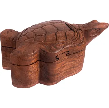 Dárková krabička Dřevěná magická krabička na šperky Želva - magic box, Sittar