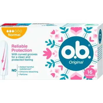 O.B. Original Normal tampony, 16 ks