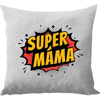 Polštář Polštář bílý 40x40 cm - dlouhý chlup Supermáma - bublina