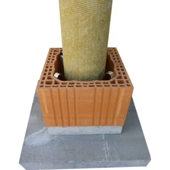 Komín CIKO Sanační sada PRAKTIK 1 m průměr 180 mm, tl. vložky 0,6 mm, základ s límcem