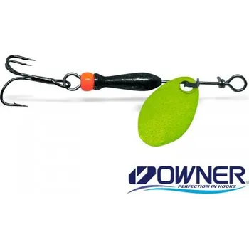 Umělá nástraha Rotační třpytka CLASSIC 0 - FLUO YELLOW (black/orange body)