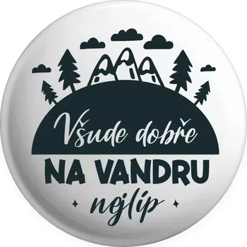 Placka Všude dobře na vandru nejlíp