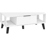 Velký konferenční stolek OSMAK, bílá/bílý lesk, 5 let záruka + vyzvednutí ZDARMA