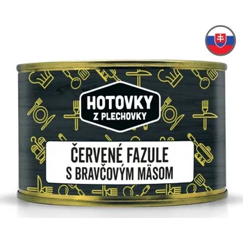 Hotové jídlo Hotovky z plechovky Červené fazole s vepřovým masem v plechovce Velikost: 400 g