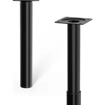 Stolová podnož Stabilit Nábytková noha nastavitelná, ø 30 × 210–350 mm, ocel, černá, 30 kg 50393