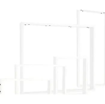 Stolová podnož Noble Wood Pur Iternal Stolová noha 1112 × 450 × 80 mm Bílá