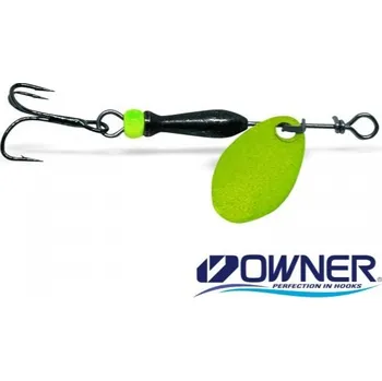 Umělá nástraha Rotační třpytka CLASSIC 0 - FLUO YELLOW (black/chartreuse body)