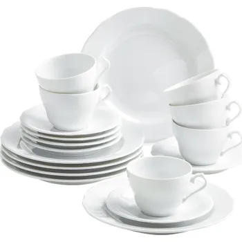 jídelní souprava Kahla Rosella Kávová sada 18 ks Bílá
