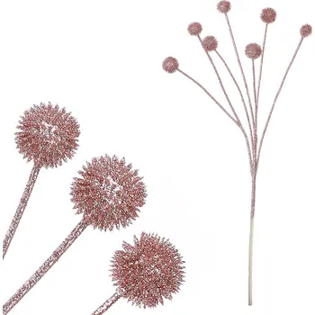 umělá květina Autronic Bodlák, růžová barva NL0070-PINK