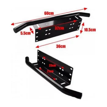 Držák SPZ Ozdobný držák (nárazník, rám) pod SPZ pro přídavná světla 18344