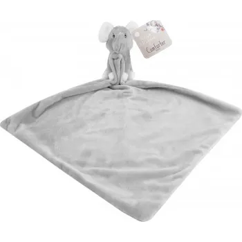 FIRST STEPS Usínáček SLŮNĚ 25x25cm • šedý