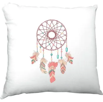 Lapač snů Polštář saténový s potiskem Lapač snů - 1
