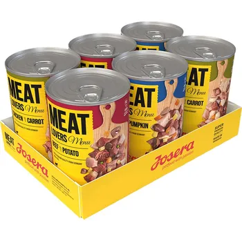 Krmivo pro psa Josera Meatlovers Menu kombinované balení 6× 400 g